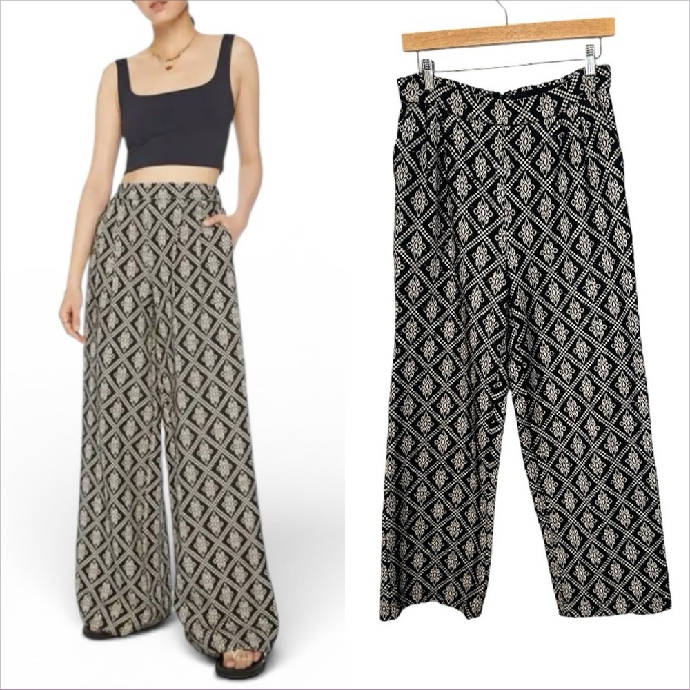 MOTHER The Quickie Ponty‎ Prep Like Sugar Jacquard Pants Sz M